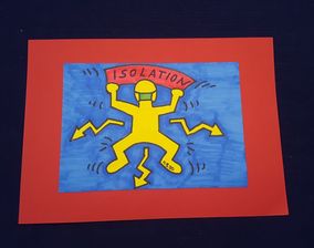 Piktogramm nach Keith Haring- no- Hanna Scholz 8a